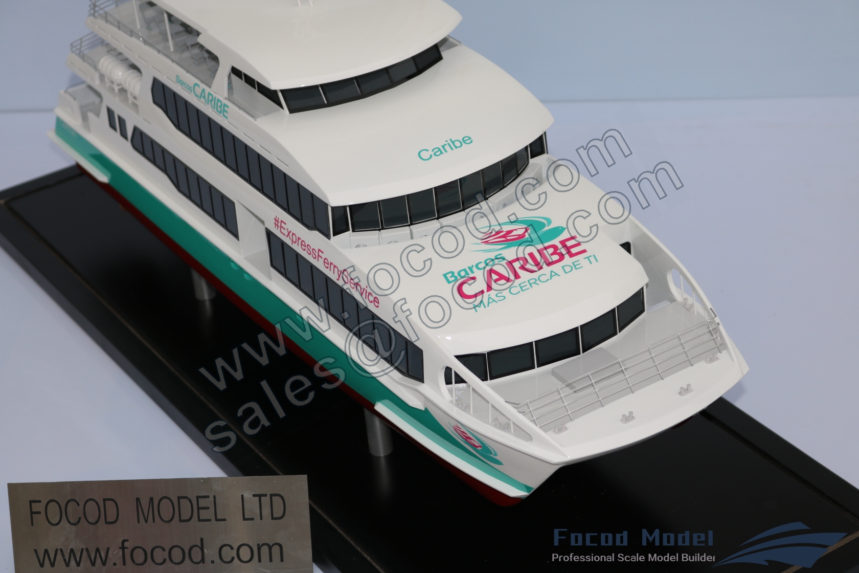 customized model of 29m cataraman ferry